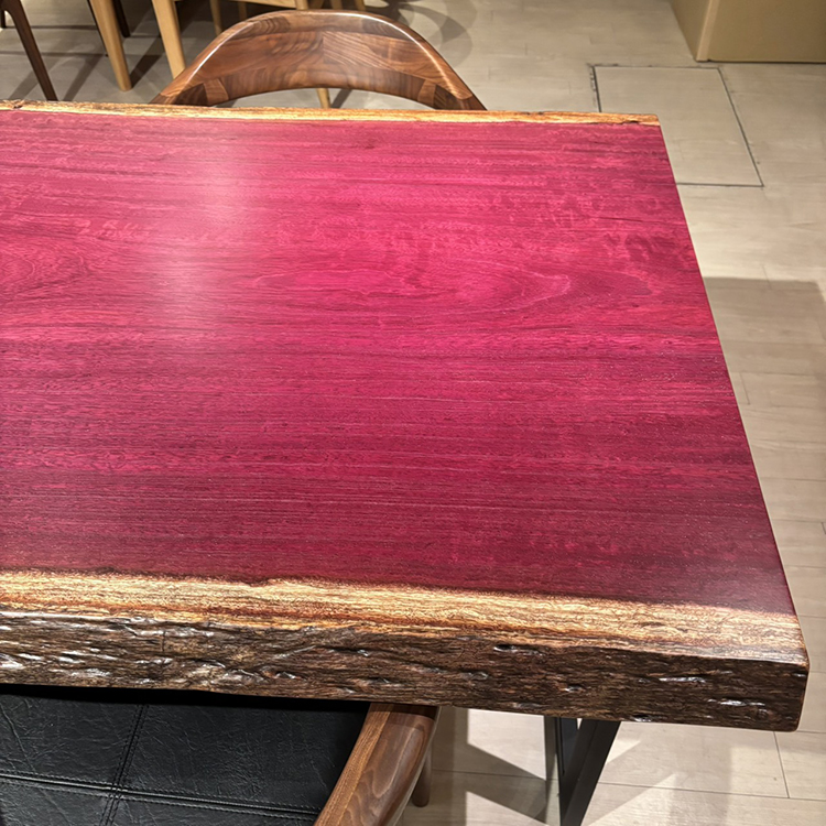 一枚板　パープルハート(杢)　322-11-2　(W180cm)