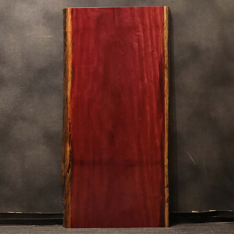 一枚板　パープルハート(杢)　324-4-2　(W170cm)