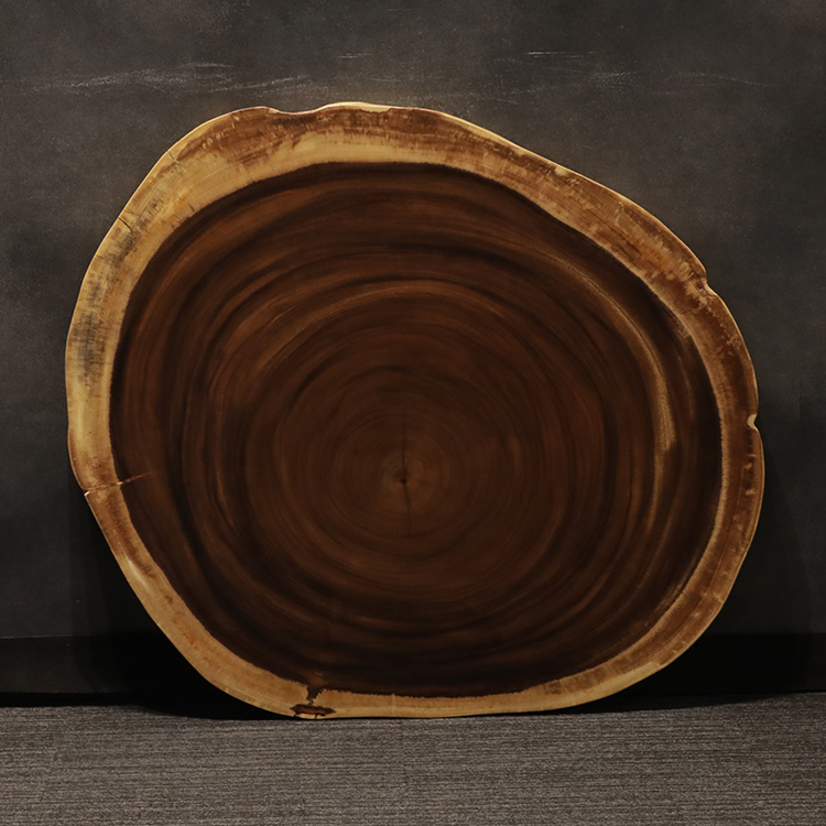 一枚板　モンキーポッド　輪切り PRY-156-RT-31-85　(W92cm)