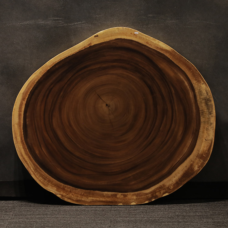 一枚板　モンキーポッド　輪切り PRY-156-RT-31-86　(W106cm)