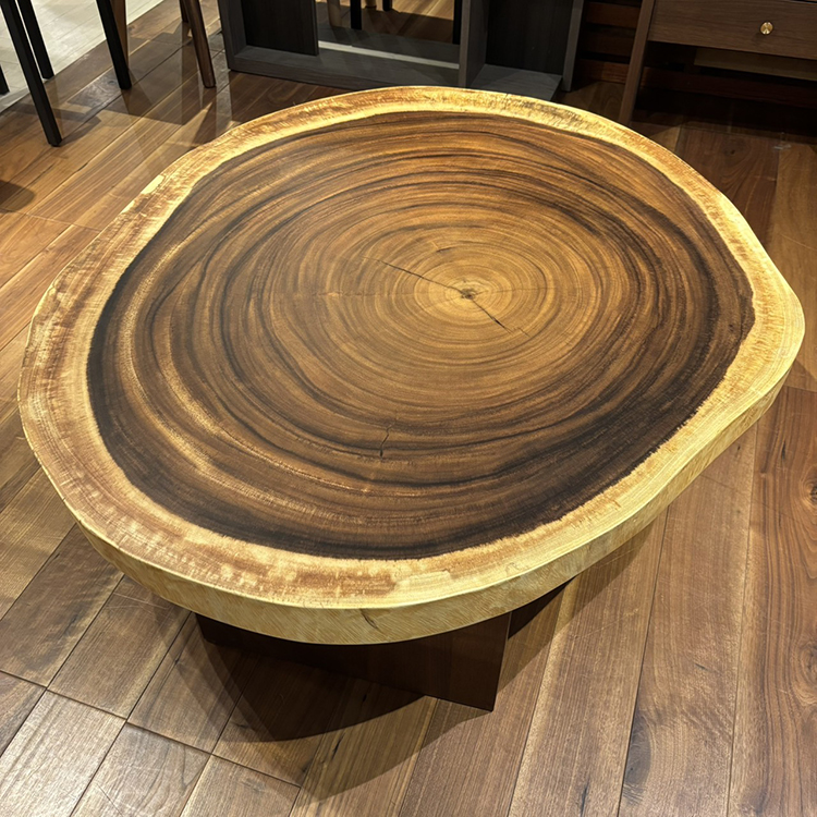 一枚板　モンキーポッド　輪切り PRY-156-RT-31-86　(W106cm)