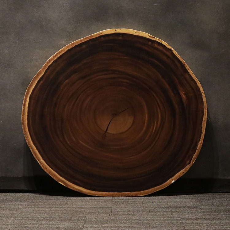 一枚板　モンキーポッド　輪切り PRY-156-RT-27-113　(W115cm)