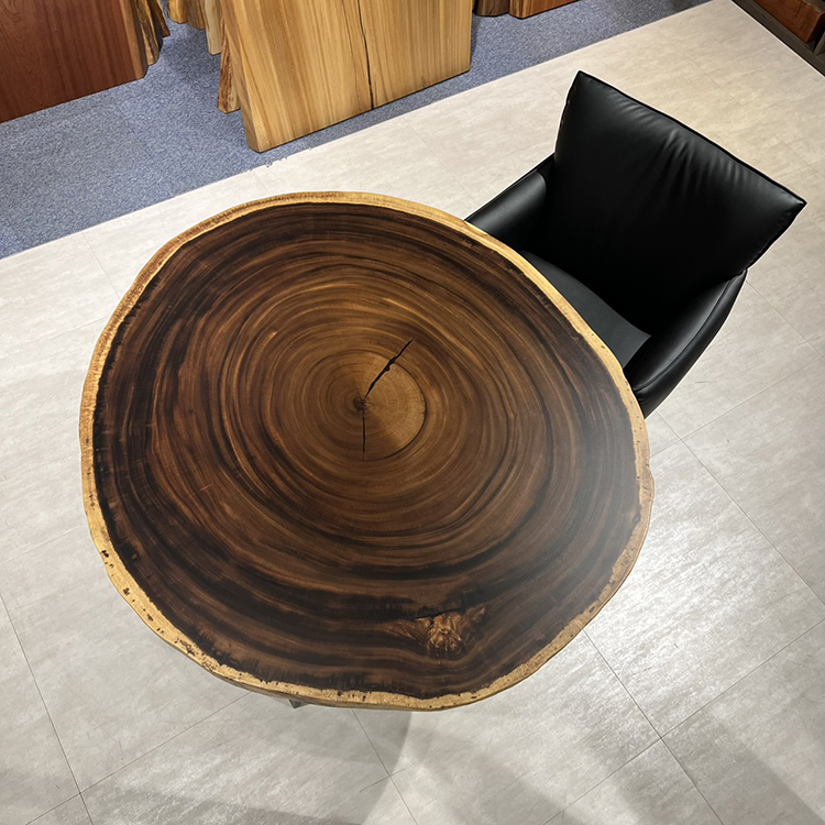 一枚板　モンキーポッド　輪切り PRY-156-RT-27-113　(W115cm)