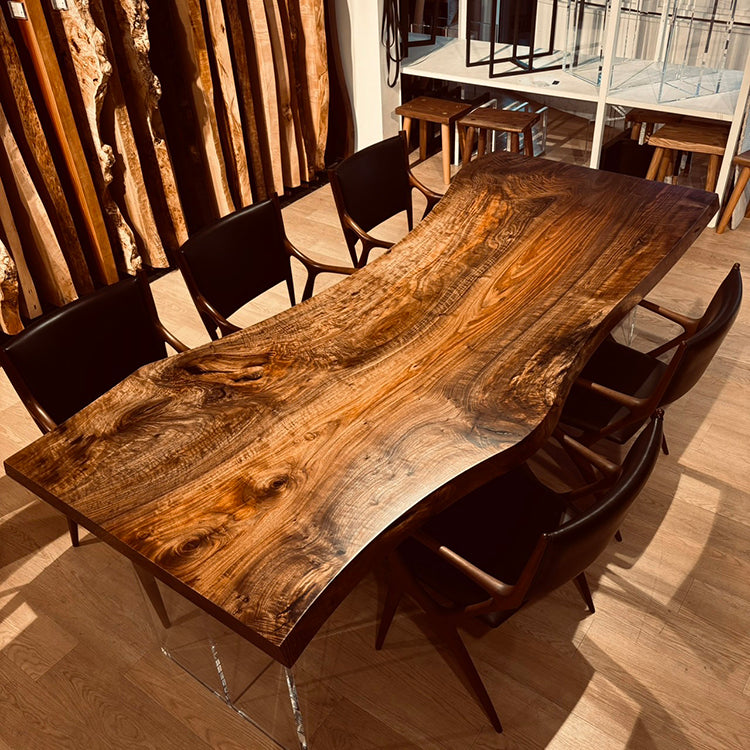 【SOLD OUT】一枚板　バストゥーンウォールナット　P12-6　(W240cm)