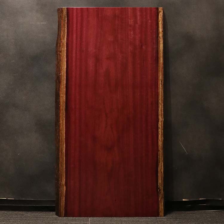【SOLD OUT】一枚板　パープルハート(杢)　326-11-1(W160cm)ダイニングテーブル