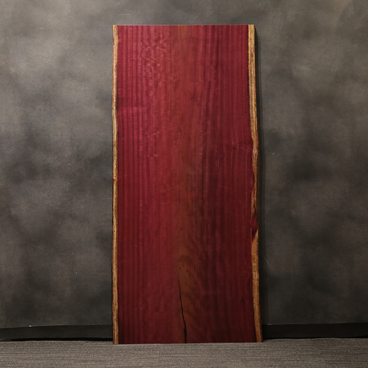 一枚板　パープルハート(杢)　326-14-1　(W210cm)