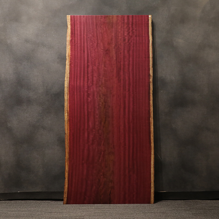 一枚板　パープルハート(杢)　326-14-1　(W210cm)