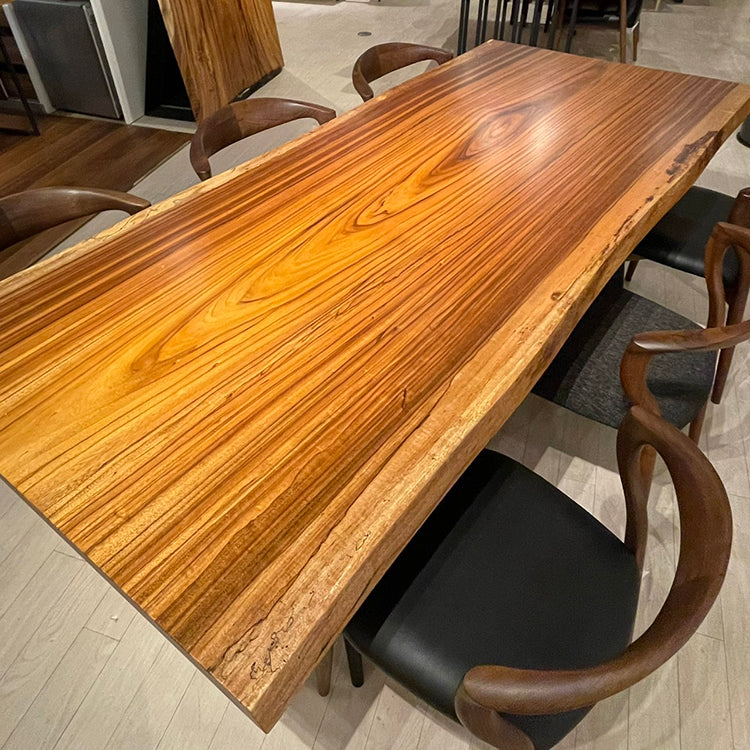 一枚板　ベリ　365-7-2　(W220cm)　ダイニングテーブル