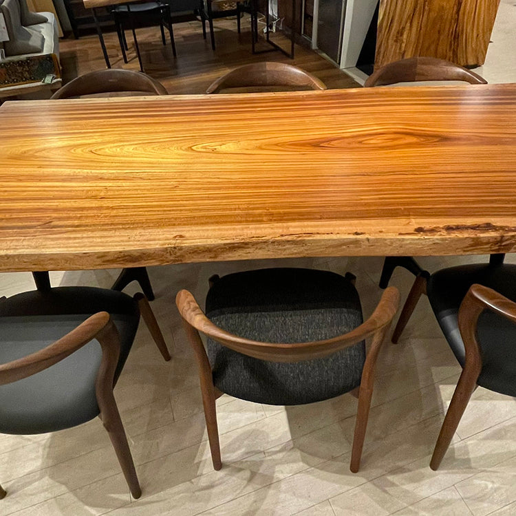 一枚板　ベリ　365-7-2　(W220cm)　ダイニングテーブル