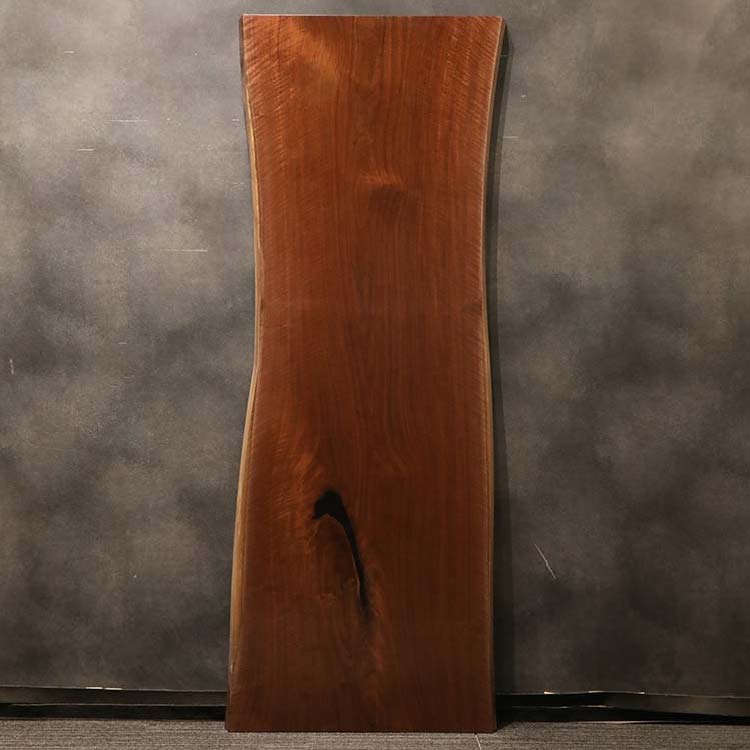 一枚板　ウォールナット(杢)　GZZ-180044-5　(W220cm)　ダイニングテーブル