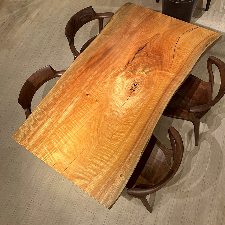 一枚板　タブ / 椨(杢)　5355-10　(W160cm)