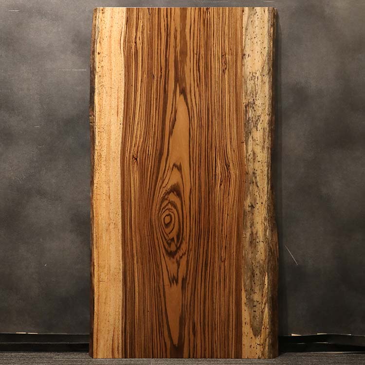 一枚板　ゼブラウッド　516-9-1-1　(W180cm)　ダイニングテーブル