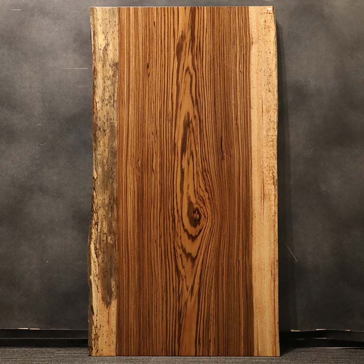 一枚板　ゼブラウッド　516-9-1-1　(W180cm)　ダイニングテーブル