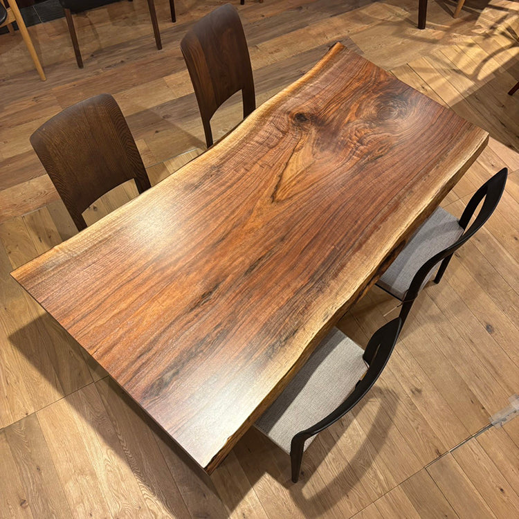 【SOLD OUT】一枚板　ウォールナット(杢)　214156-9　(W150cm)