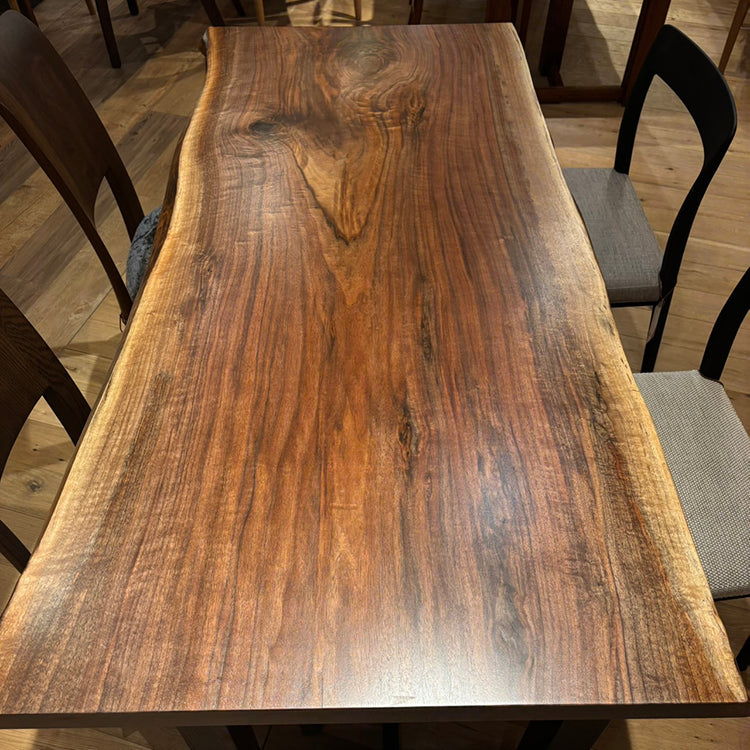【SOLD OUT】一枚板　ウォールナット(杢)　214156-9　(W150cm)