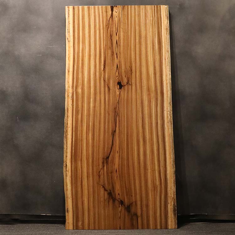 一枚板　ゼブラウッド　513-1/2-16-1　(W230cm)　ダイニングテーブル