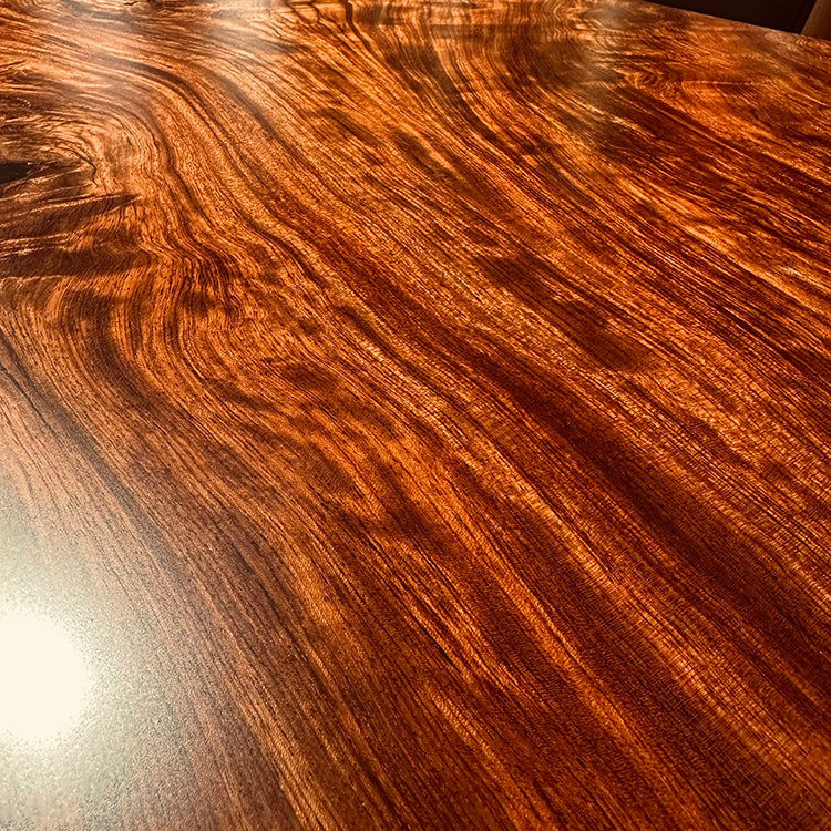 【SOLD OUT】一枚板　ブビンガ　SK-2-14　(W220cm)　ダイニングテーブル