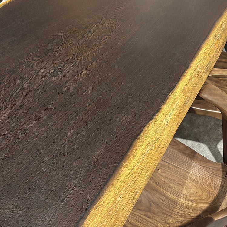 一枚板　ウェンジ　544-6-1　(W210cm)　ダイニングテーブル