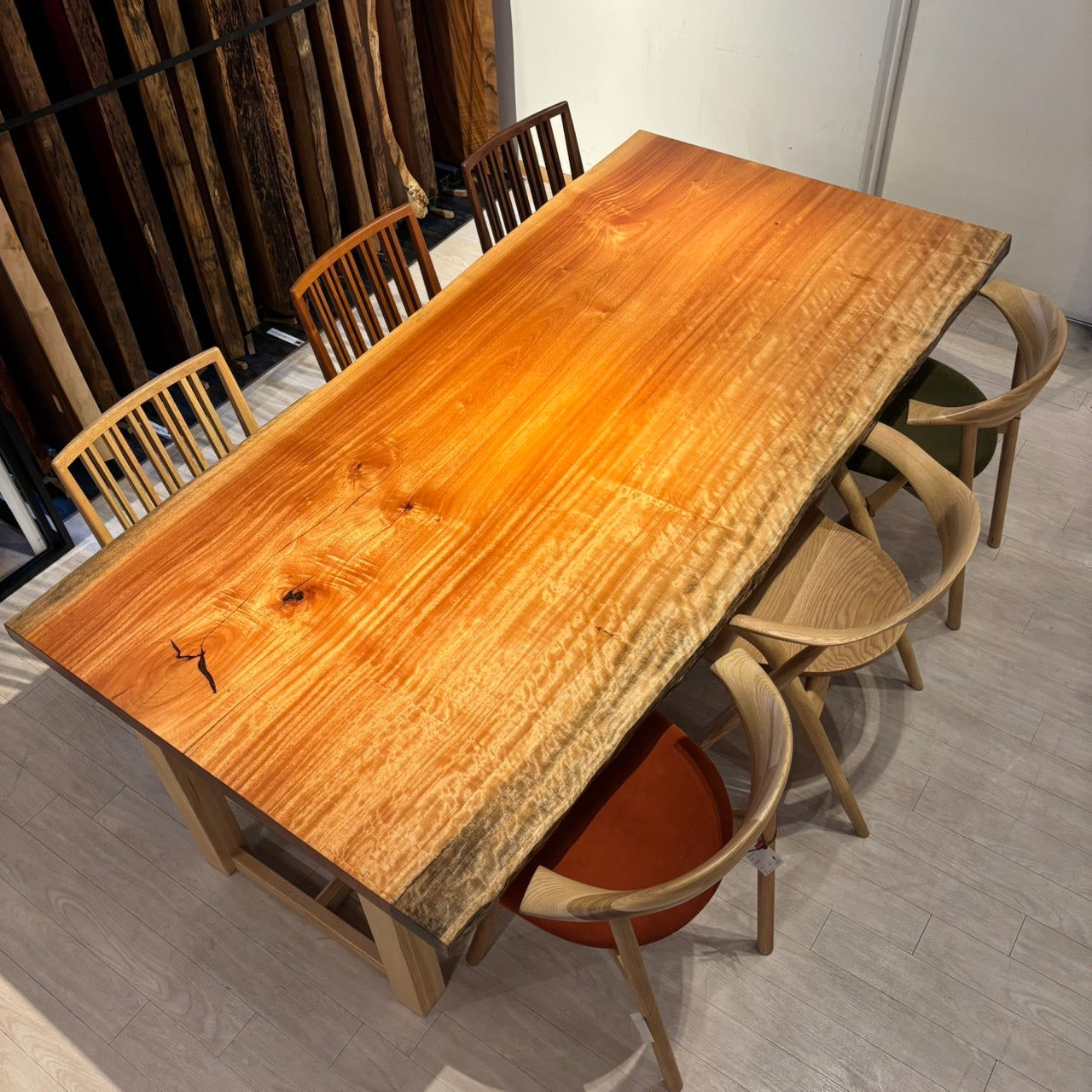 一枚板　ボセ(杢)　295-2/2-7　(W210cm)