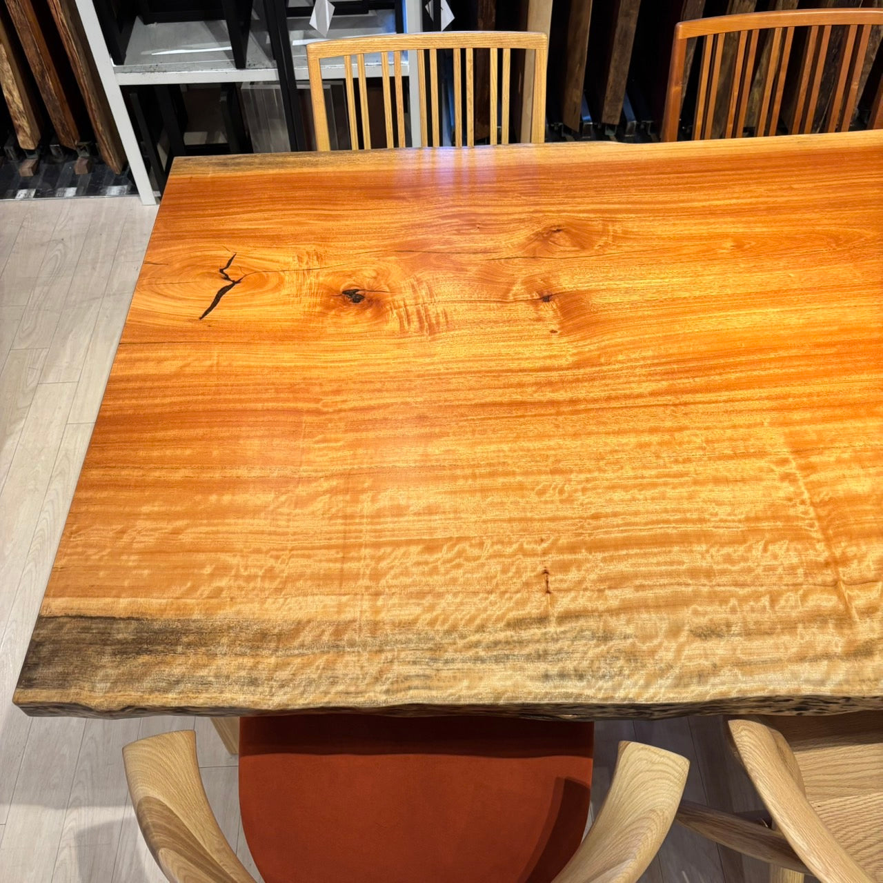 一枚板　ボセ(杢)　295-2/2-7　(W210cm)