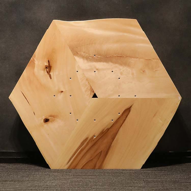 【SOLD OUT】ハギ天板トチ / 栃　HZ-1+1055-３/4-2-1+2-2(W120cm)