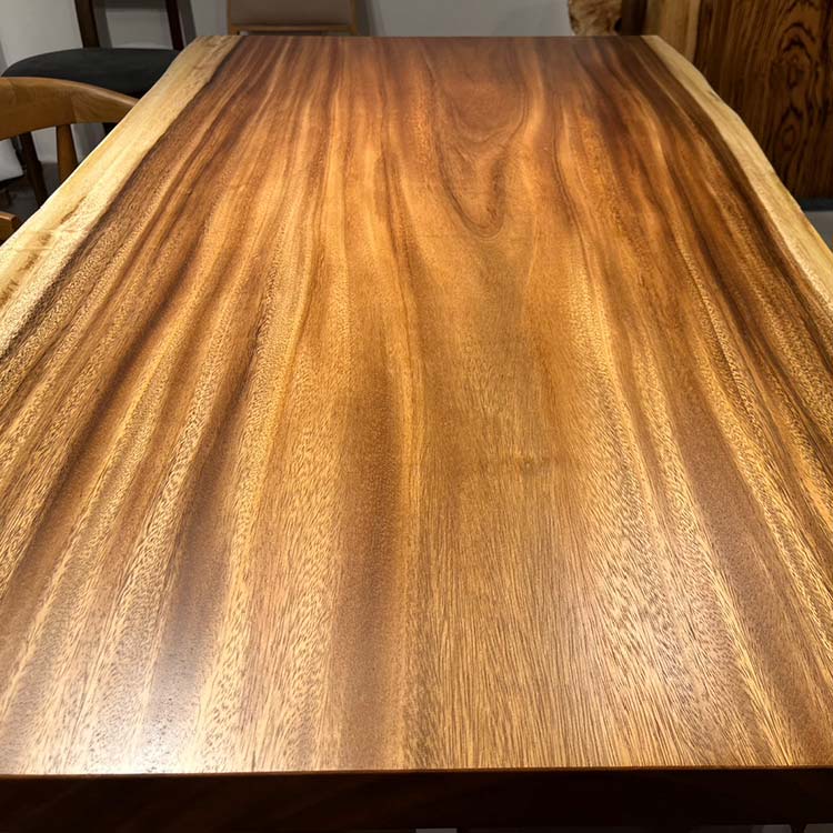 【SOLD OUT】一枚板　モンキーポッド　069-8-6-2　(W150cm)　ダイニングテーブル