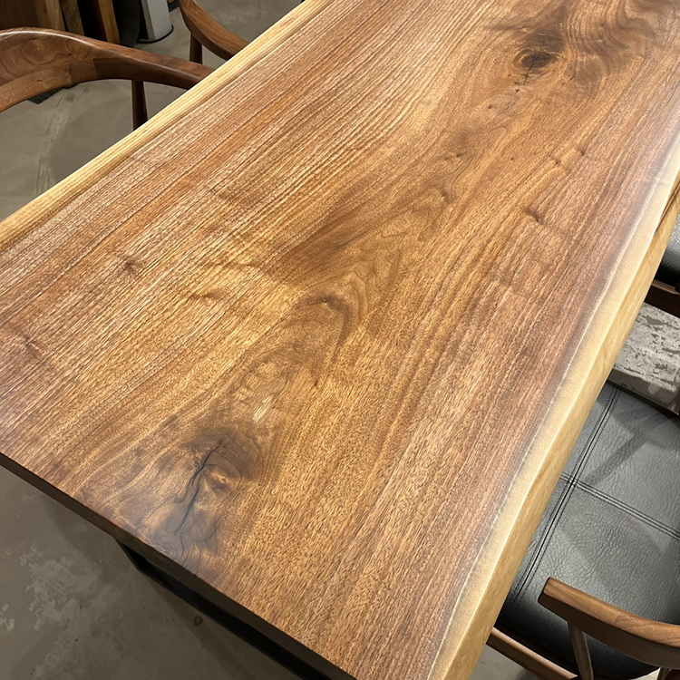 一枚板テーブル　ウォールナット　393-5　(W160cm)