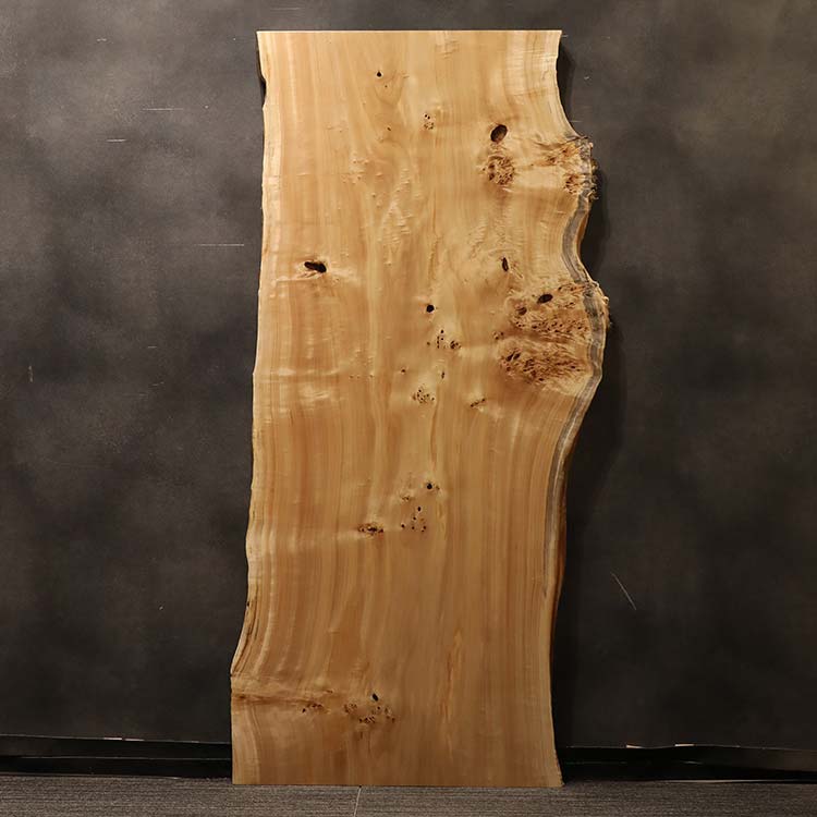一枚板　ポプラ(杢)　386-6　(W210cm)