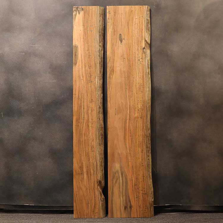 【SOLD OUT】一枚板　パプアニューギニアウォールナット　250-54-1+2　(W230cm)