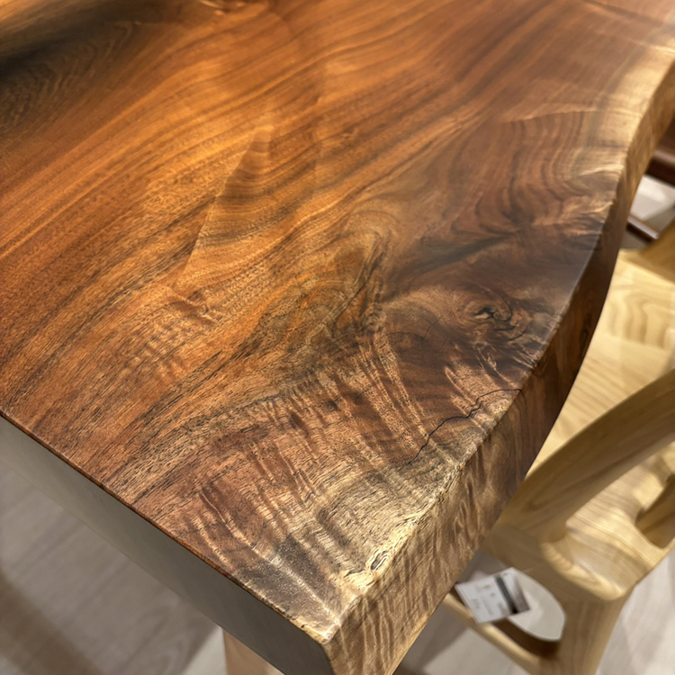 一枚板　ウォールナット　GZZ-153002-7　(W170cm)　ダイニングテーブル