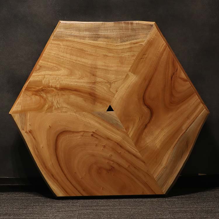 【SOLDOUT】ハギ天板 クス(杢)92-2-1+2-2+2-3(W116cm)ダイニングテーブル