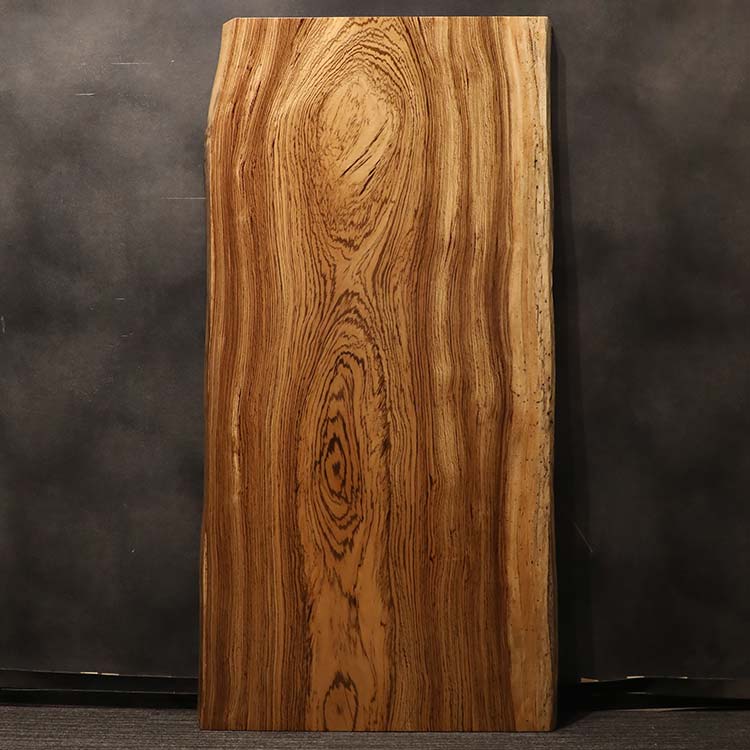 一枚板　ゼブラウッド　SK-6-4-1-1　(W200cm)　ダイニングテーブル