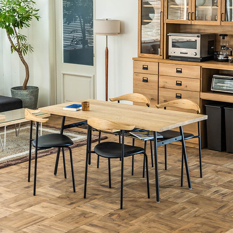 アトム ダイニングチェア 木色ライトブラウン