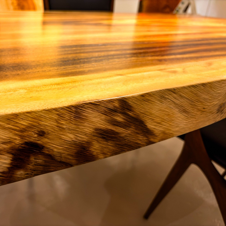 一枚板　モンキーポッド(杢)　281-1/2-10　(W220cm)