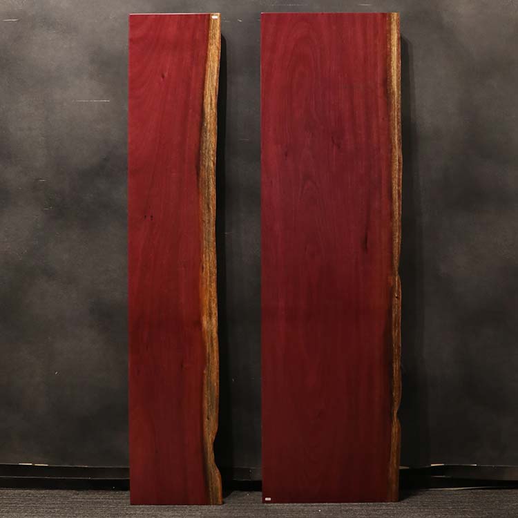 一枚板　パープルハート　322-8-1+8-2　(W180cm)