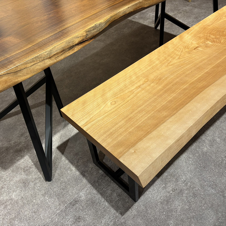 一枚板　マカバ / 真樺(杢)　5395-9-3　(W150cm)