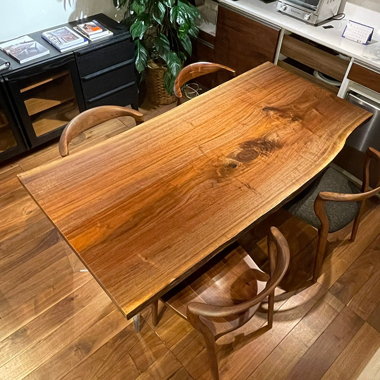 一枚板　ウォールナット(杢)　GZZ-157840-9　(W180cm)