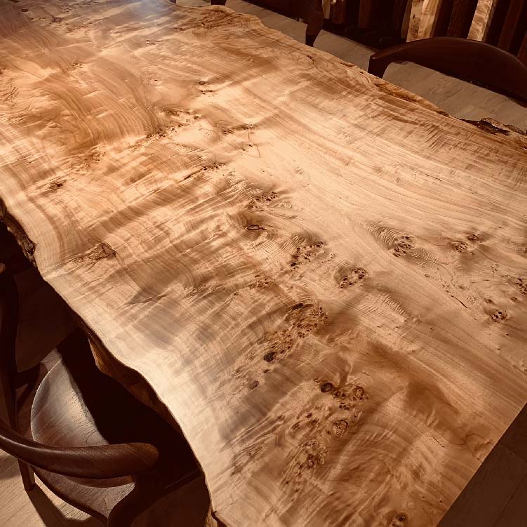 【SOLD OUT】一枚板　ポプラ(杢)　449-7　(W200cm)