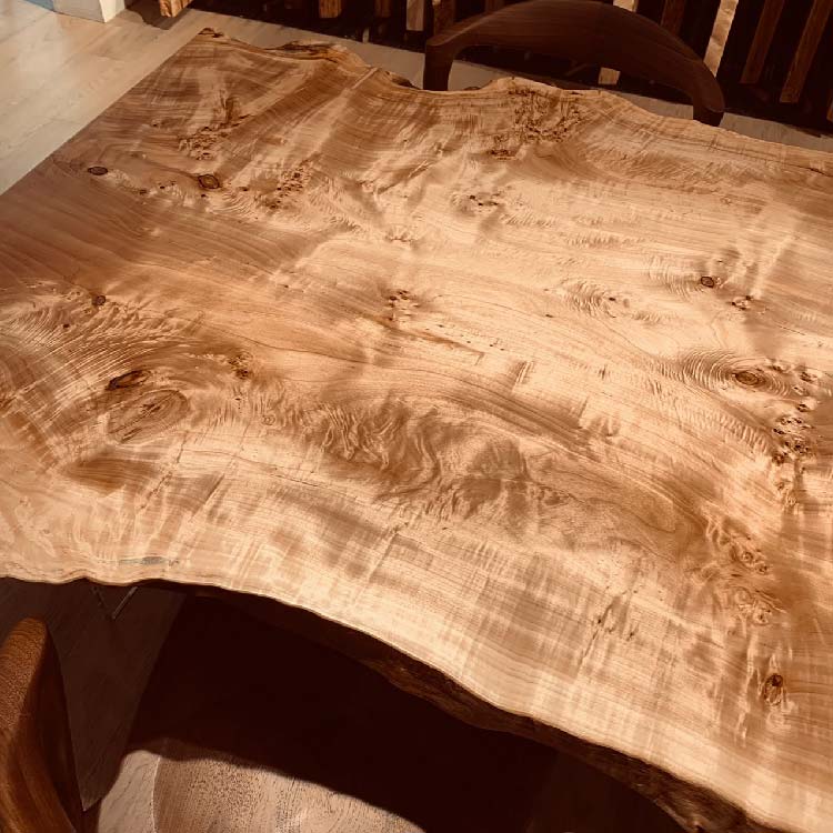 【SOLD OUT】一枚板　ポプラ(杢)　449-7　(W200cm)