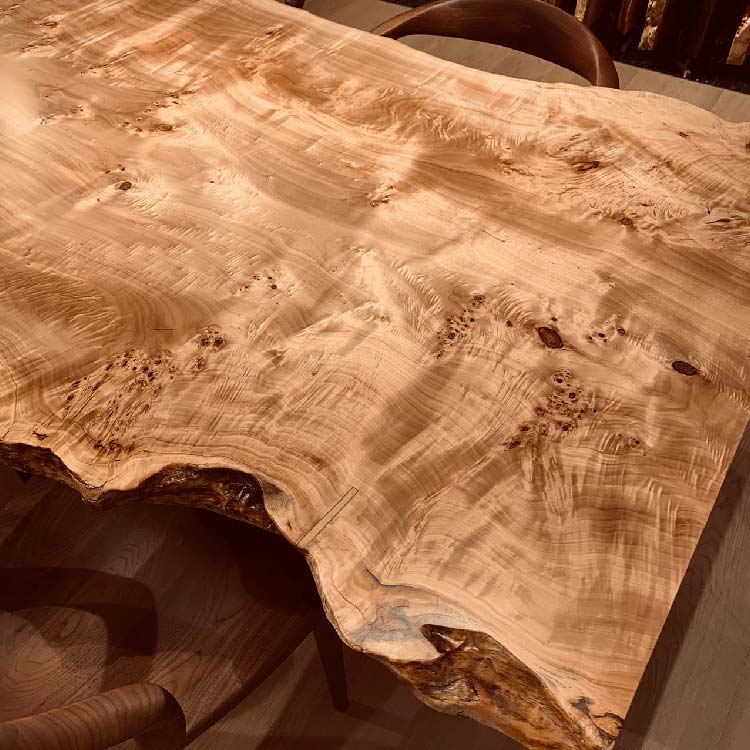 【SOLD OUT】一枚板　ポプラ(杢)　449-7　(W200cm)