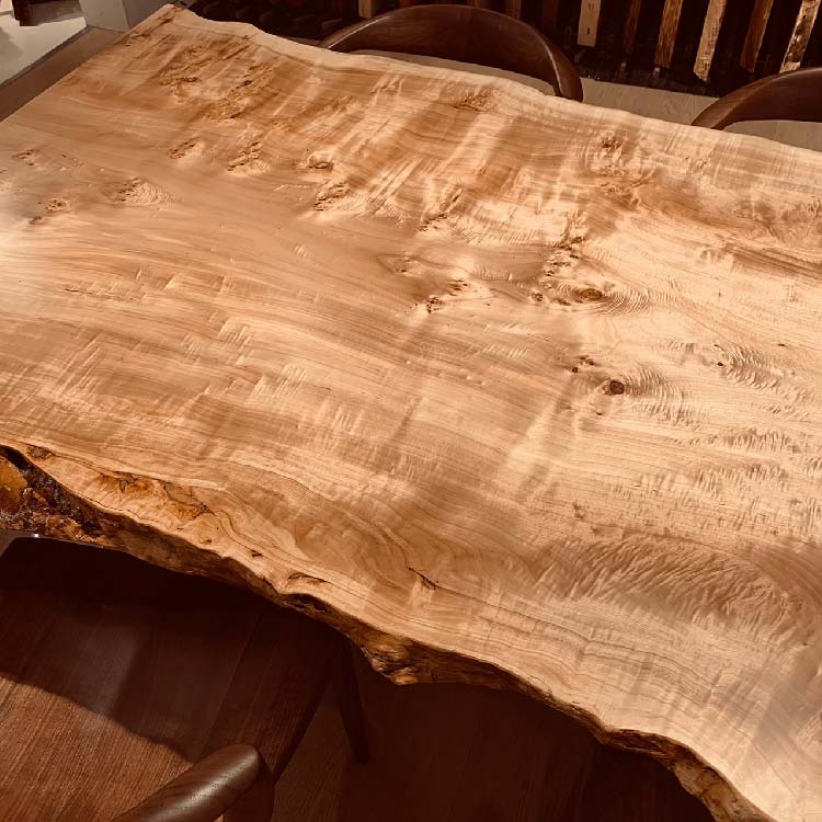 【SOLD OUT】一枚板　ポプラ(杢)　449-7　(W200cm)