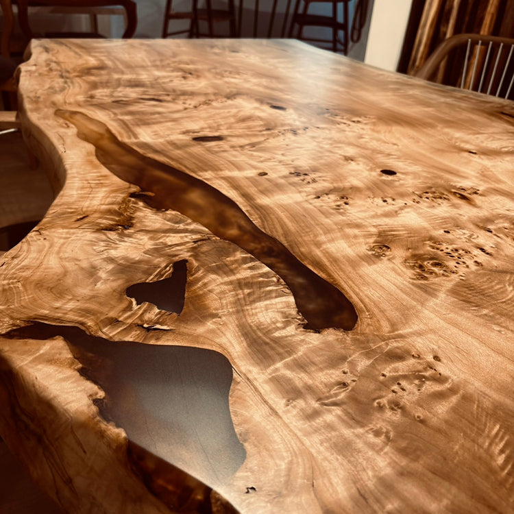 一枚板　ポプラ(杢）　449-14　(W180cm)