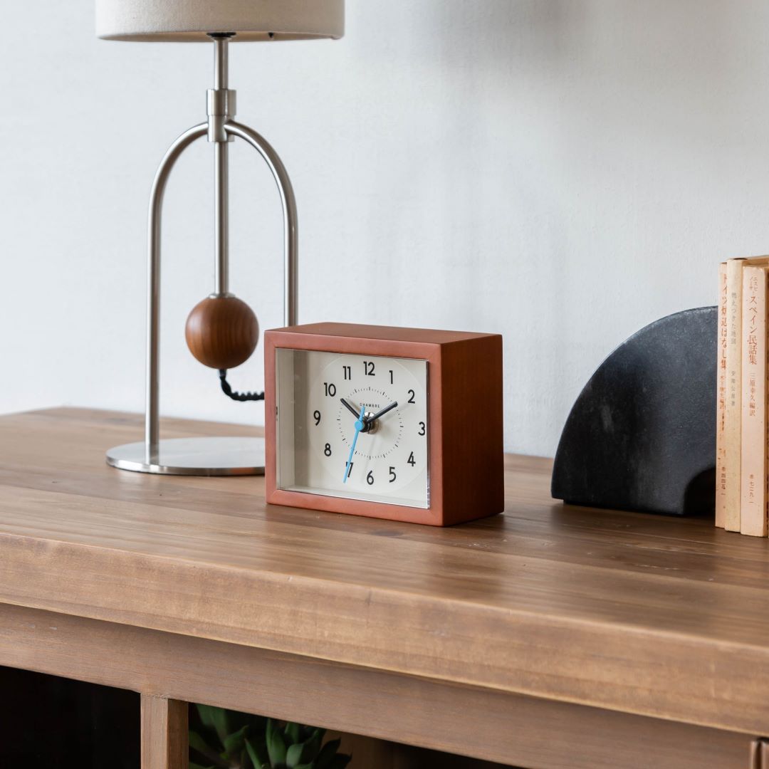 ひのき テーブルクロック