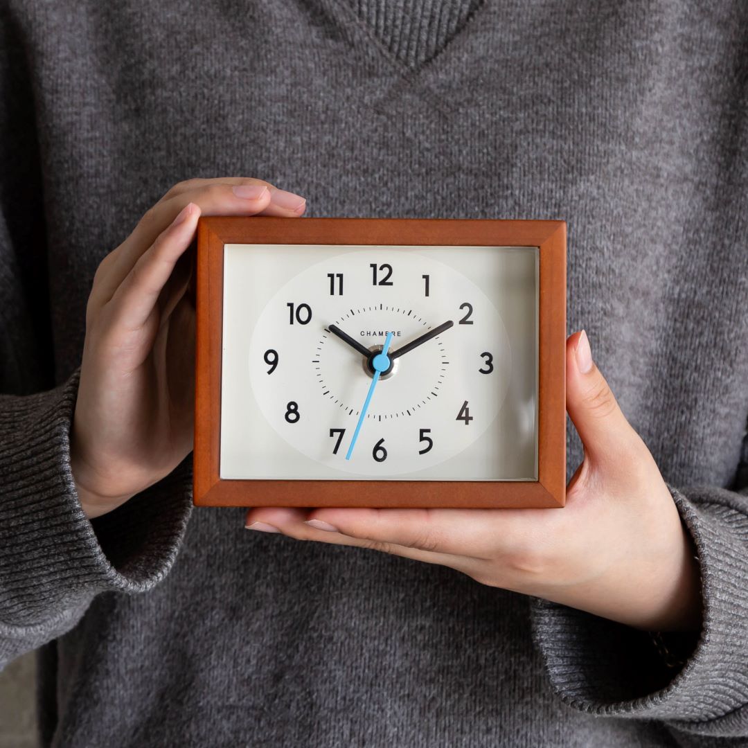 ひのき テーブルクロック