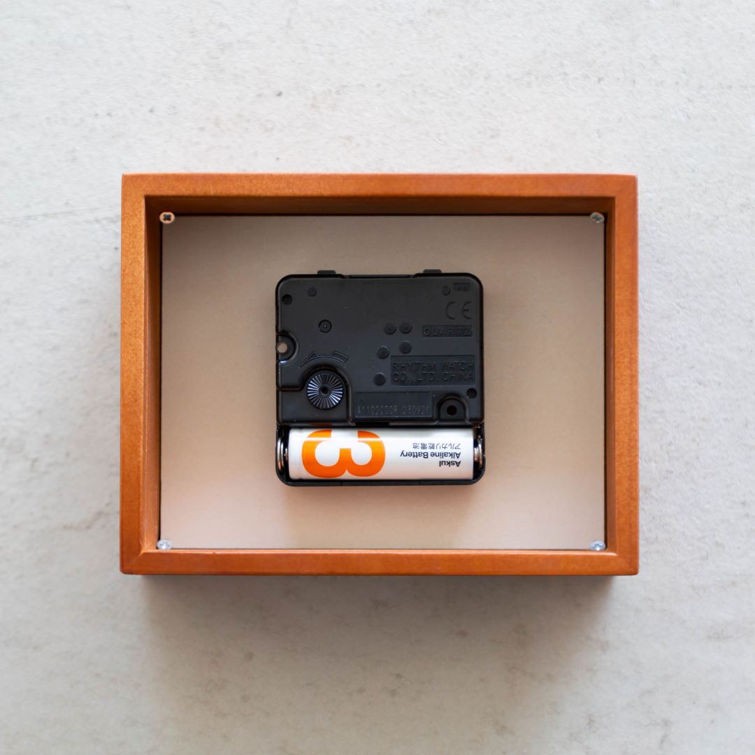 ひのき テーブルクロック