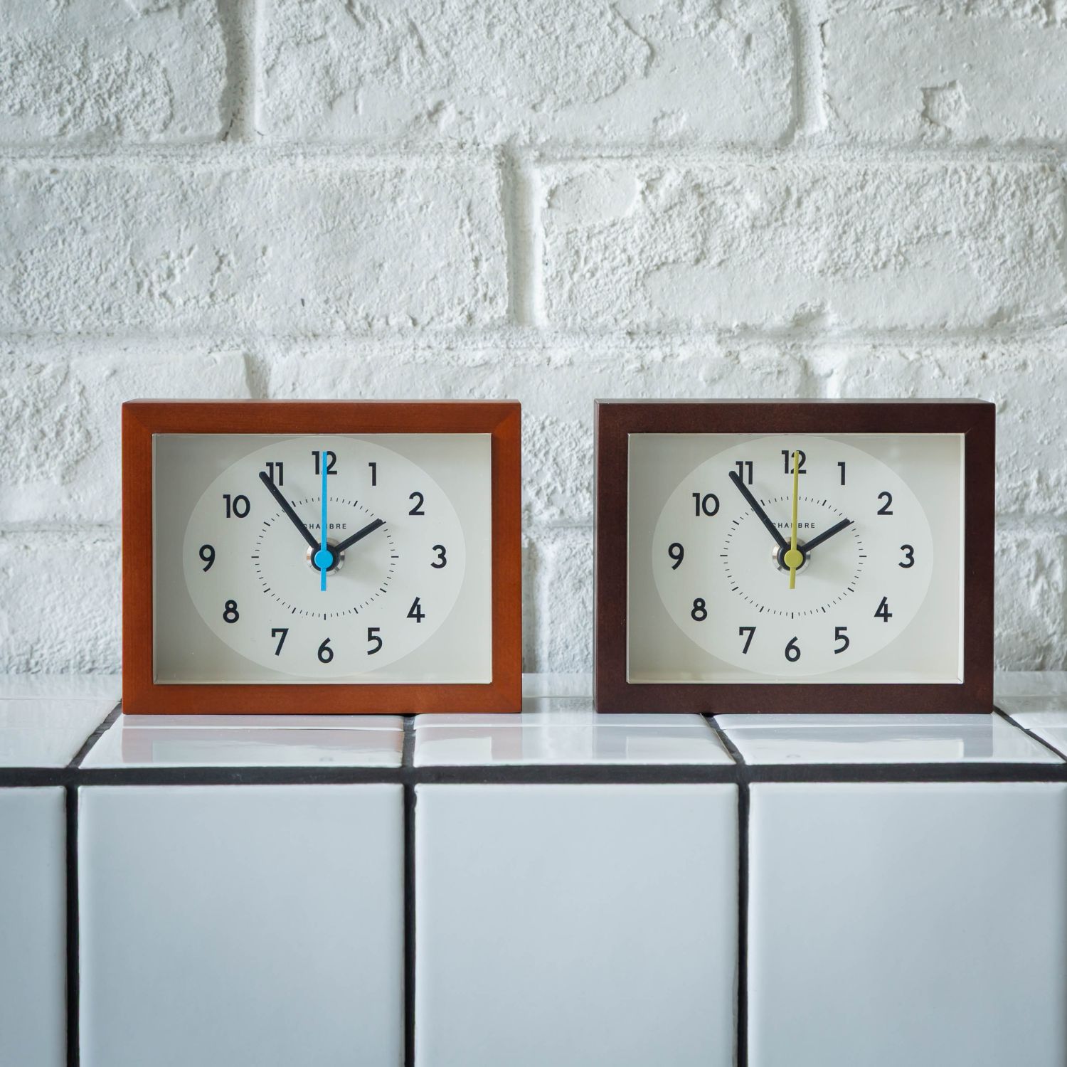 ひのき テーブルクロック