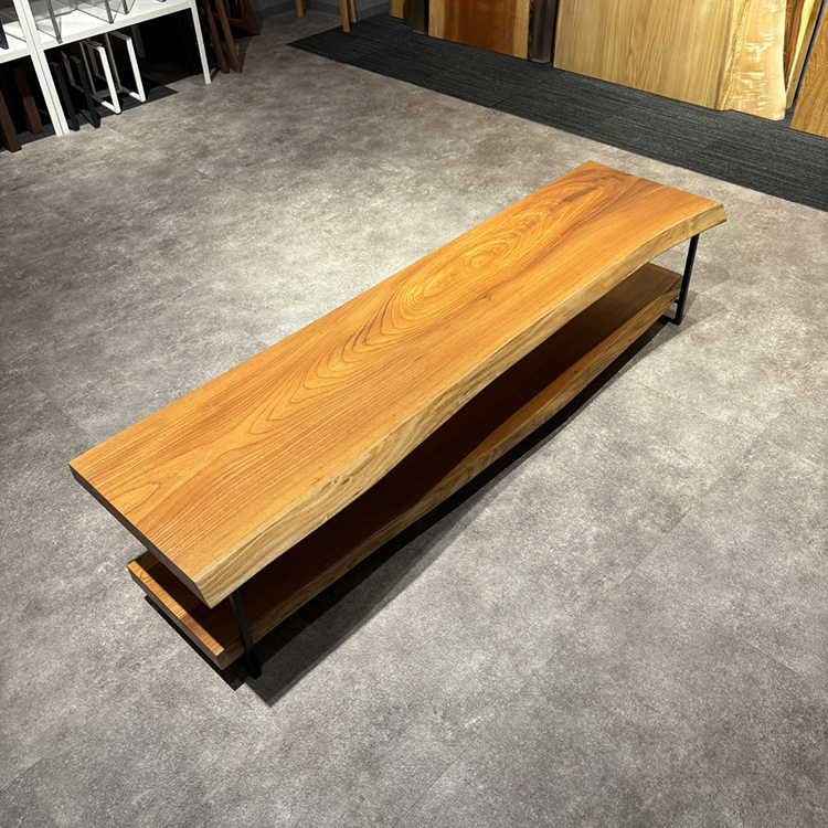 一枚板　ケヤキ / 欅　4901-7-1+9-2　(W180cm)