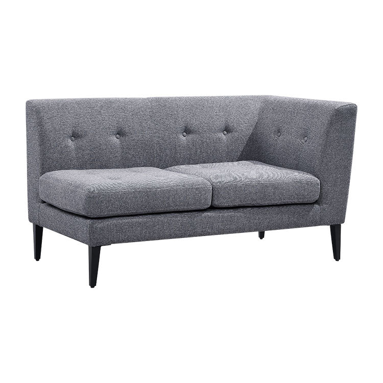 グレスソファ 2人掛け左肘 鉄脚