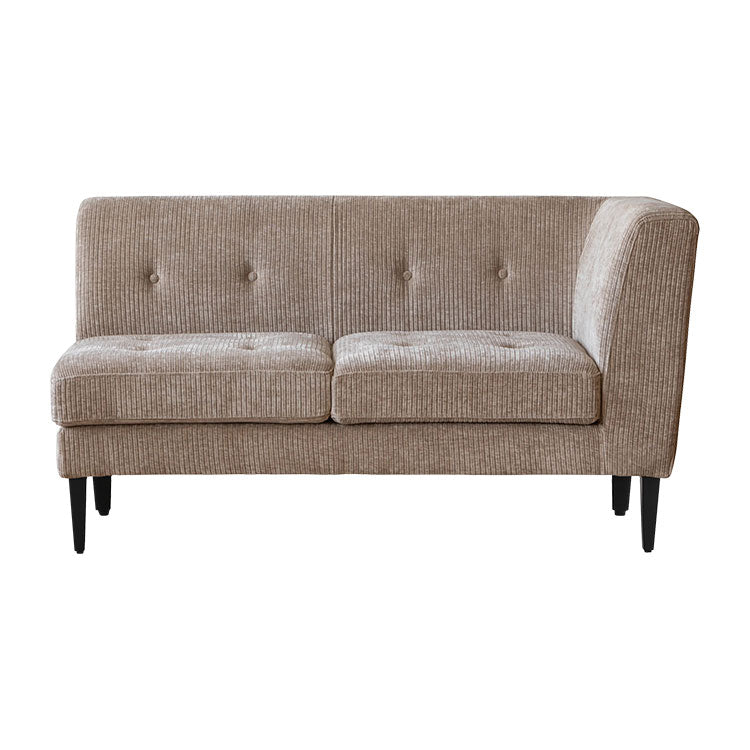 グレスソファ 2人掛け左肘 鉄脚