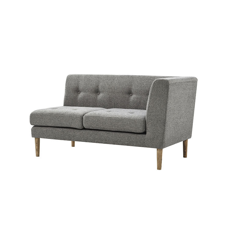 グレスソファ 2人掛け左肘 木脚